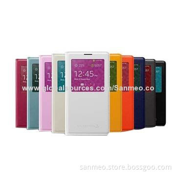 Smart Cover Cases for Samsung Note 3, N9000/N9008 Open Screen Design with IC Intelligent Sleep Chip